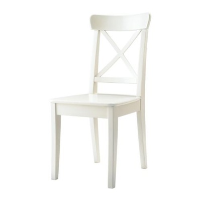 IKEA INGOLF krzesło białe