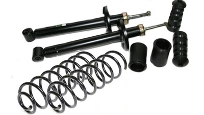 Амортизатори + пружини задня vw golf ii iii vento фото №1