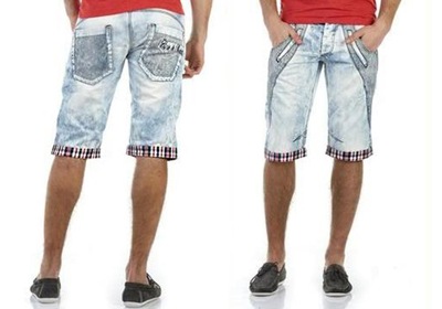 Šortky CIPO BAXX Jeans Blown Capri Mondomen