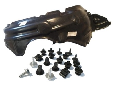 Подкрылок передние + клипсы toyota yaris ii 06- l фото №1