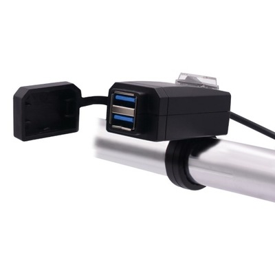 CHARGER MOTORCYCLE 2X USB FAST CHARGING 3.0  