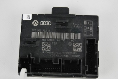 Блок керування модуль двері audi 8x0959793a фото №1