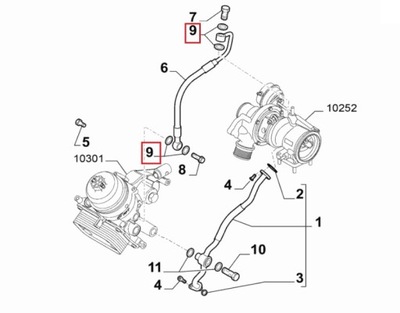 Подкладка болты с отверстие прокладки fiat alfa фото №1