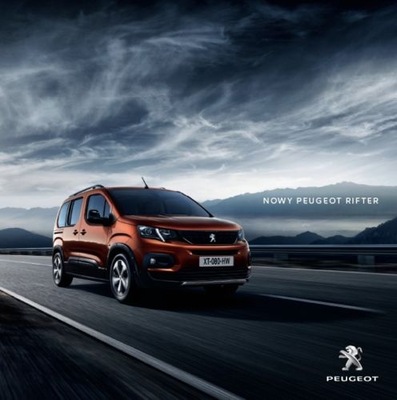 PEUGEOT RIFTER PROSPEKT MODELO 2019 POLACO  