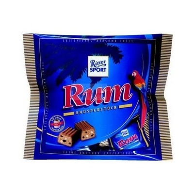 RITTER SPORT batoniki rumowe z rodzynkami 200g