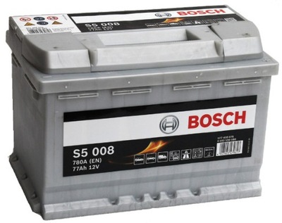 BATERÍA BOSCH S5 008 77AH 780A  