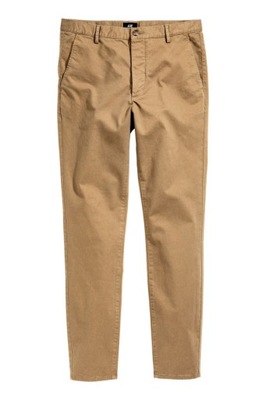 H&M Spodnie chinos SKINNY FIT rozm.44