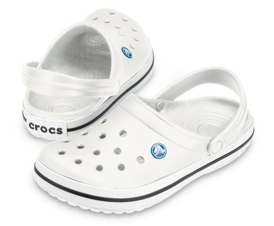 CHODAKI CROCS CROCBAND BIAŁE 11016 M11 45-46 45,5