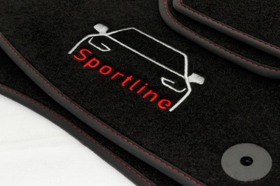 INSCRIPCIÓN SPORTLINE ALFOMBRILLAS DE FELPA PARA AUDI A3 8P  