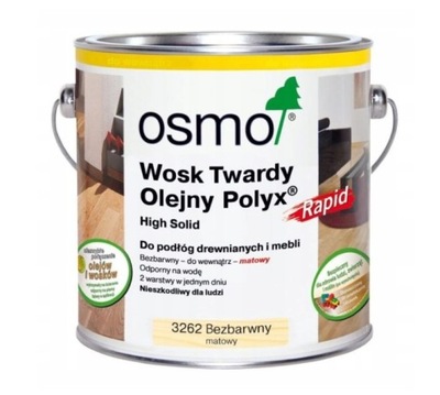 Osmo Wosk Twardy Olejny 3262 Rapid Matowy 2,5 L