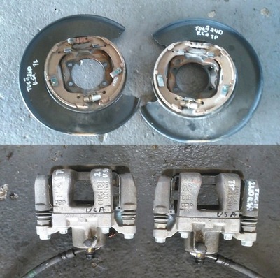 Hyundai tucson ii 2015-18 usa суппорт тормозной задняя фото №1