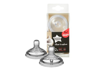 TOMMEE TIPPEE SMOCZEK SMOCZKI NA BUTELKĘ KASZKA X2