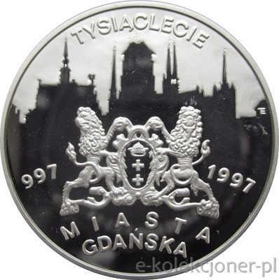 20 ZŁOTYCH 1996 - 1000 LAT GDAŃSKA - MENNICZA