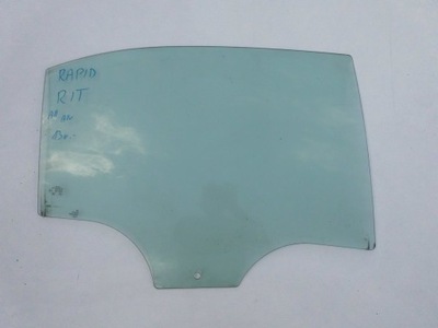 Стекло дверь rapid 5ja toledo iv 2013r. правая задняя фото №1