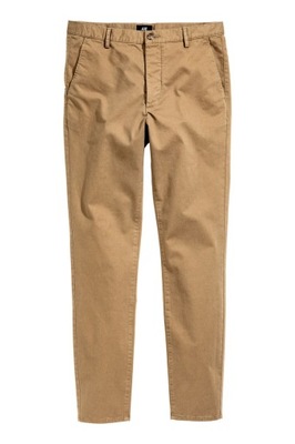 H&M Spodnie chinos Skinny Fit rozm. 44 S