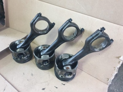 Поршень + шатун ford fiesta mk6 1.4 tdci фото №1