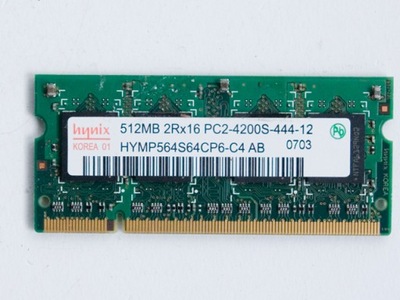 HYNIX SODIMM 512MB PC2-4200S HYMP564S64CP6-C4 AB