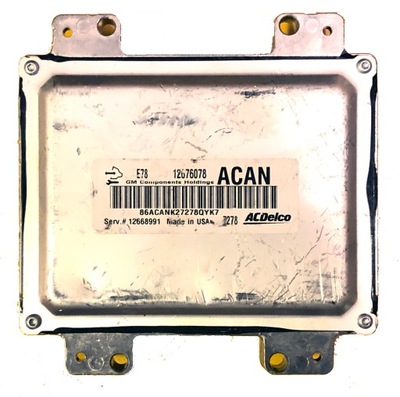 ECU OPEL CHEVROLET 1.2 12676078 ACAN 