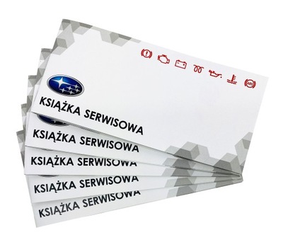 KSIĄŻKA SERWISOWA PRZEGLĄDÓW NAPRAW SUBARU