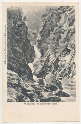Tatry - Wodospad Mickiewicza ca. 1902 r. (751)