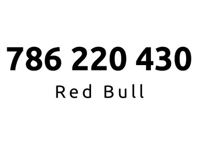 786-220-430 | Starter Red Bull (22 04 30) #D
