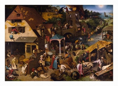 PIETER BRUEGEL Przysłowia niderlandzkie