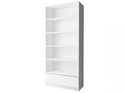 Regał ZOE 90 biały połysk