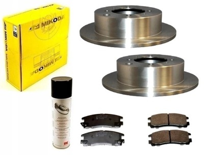 Гальмівні диски гальмівні колодки mitsubishi space runner wagon задня фото №1