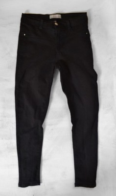 czarne spodnie casual 7/8 dorothy perkins M 38