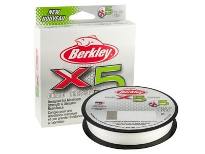 BERKLEY X5 CRYSTAL BRAID 150M 0.40MM 45,6 KG