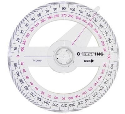 kątomierz ZEGAROWY 360 stopni