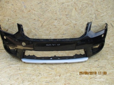 Бампер перед передній skoda yeti lift ксенон 6xpdc фото №1