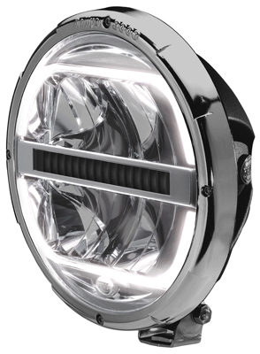 LAMP HELLA RALLYE 3003 LED FROM FACING, PANEL CHLODZACA  