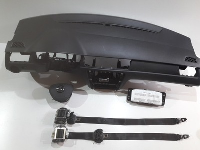 Skoda rapid панель приладів консоль подушка безпеки подушки безпеки ремені оригінал демонтаж фото №1