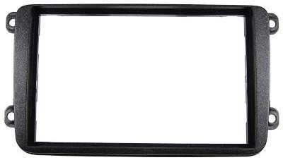 Рамка радио 2 din vw golf 5 plus passat cc jetta фото №1