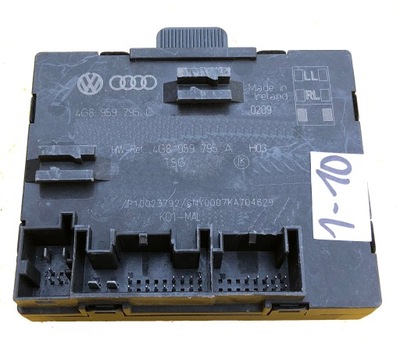 Модуль блок керування двері audi a6 a7 4g8959795c фото №1
