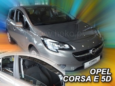 DEFLECTORES VENTANAS HEKO OPEL CORSA D E 2006-2019 P/TYL  