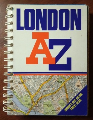 WIELKA BRYTANIA - LONDYN LONDON AZ atlas plan 2001