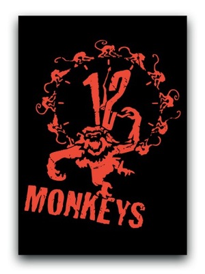 12 małp - OBRAZ 60x40 canvas 12 Monkeys plakat