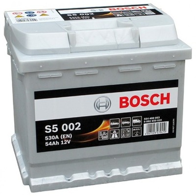 BATERÍA BOSCH 54AH 530A S5 P+ BOSCH 0 092 S50 020 MOZLIWY TRANSPORTE ADICIONAL MONTAJE  