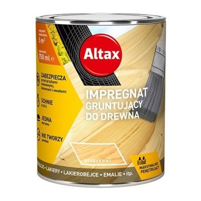 PENETRIN IMPREGNAT GRUNTUJĄCY DO DREWNA 0,75 ALTAX