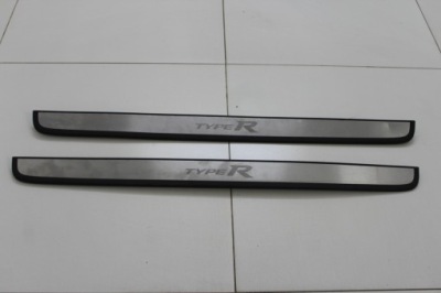 Накладки пороговые honda civic vii typer 06-09r фото №1