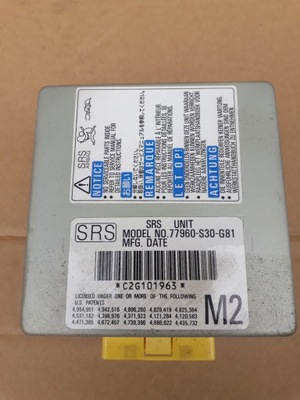 Модуль подушка безпеки подушок 77960s30g81 honda prelude v фото №1