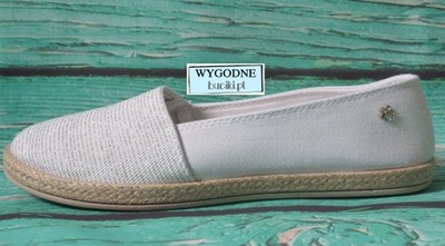 Białe trampki/espadryle slip on VICES r 37