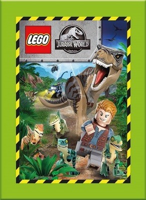 Lego Jurassic World Saszetki naklejki 200 naklejek 40 saszetek