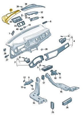 DE PARABRISAS ODRZUTNIK DE AGUA VW POLO 2G DERECHA  