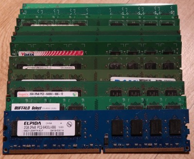 Pamięć 2GB DDR2 PC2-6400 800MHz MIX