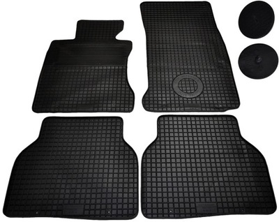 MATS RUBBER FOR BMW 5 E60 E61 (2003-2010) BEZZAPACHOWE +RZEPY ORIGINAL  