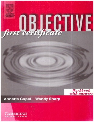 Objective First Certificate Workbook with Answers