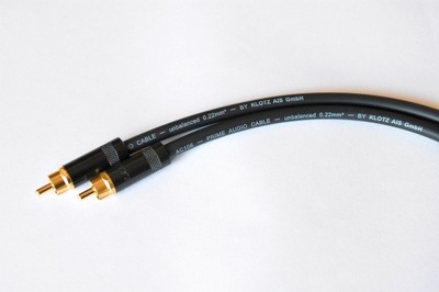 Interkonekt 2 RCA para KLOTZ AC106 NEUTRIK 100 cm